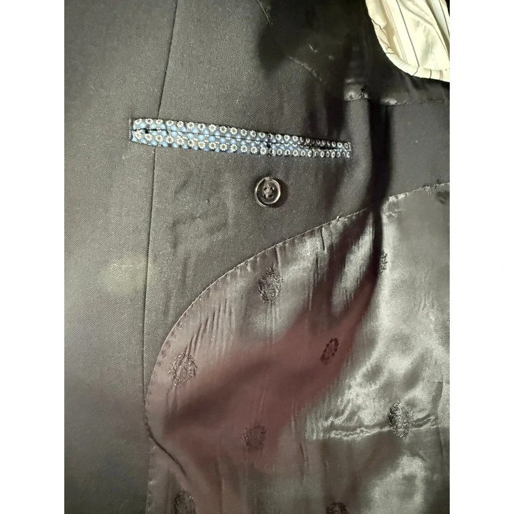 Ralph Lauren Men's dark gray Wool‎ Blend Blazer Jacket Size 48R Business